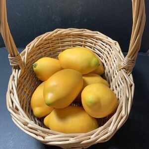 Artificial Yellow Lemon Lifelike Lemons Fake Fruit Kitchen Home Party Decor USA